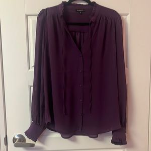 Dynamite purple blouse-small